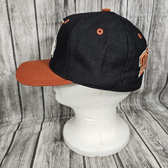 Vintage Texas Longhorns Hat Cap Size 6 7/8 Fitted Tow Top Of The World Cap Texas - Picture 6 of 9